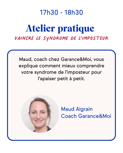 Maud Aigrain event 8 mars