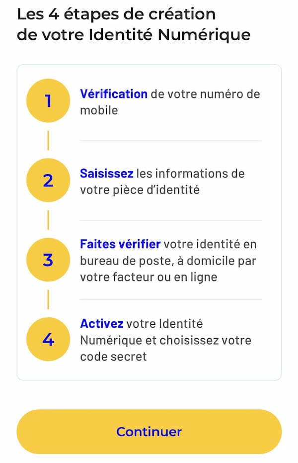 4 étapes création identité numérique