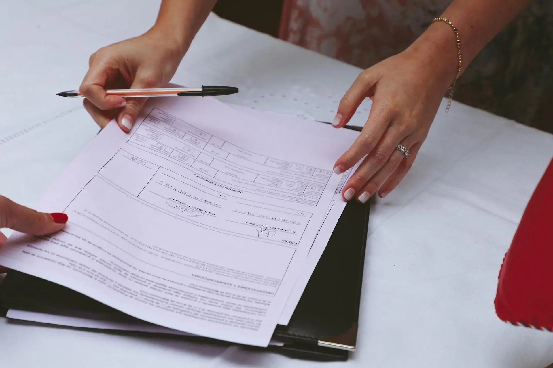 signature de documents