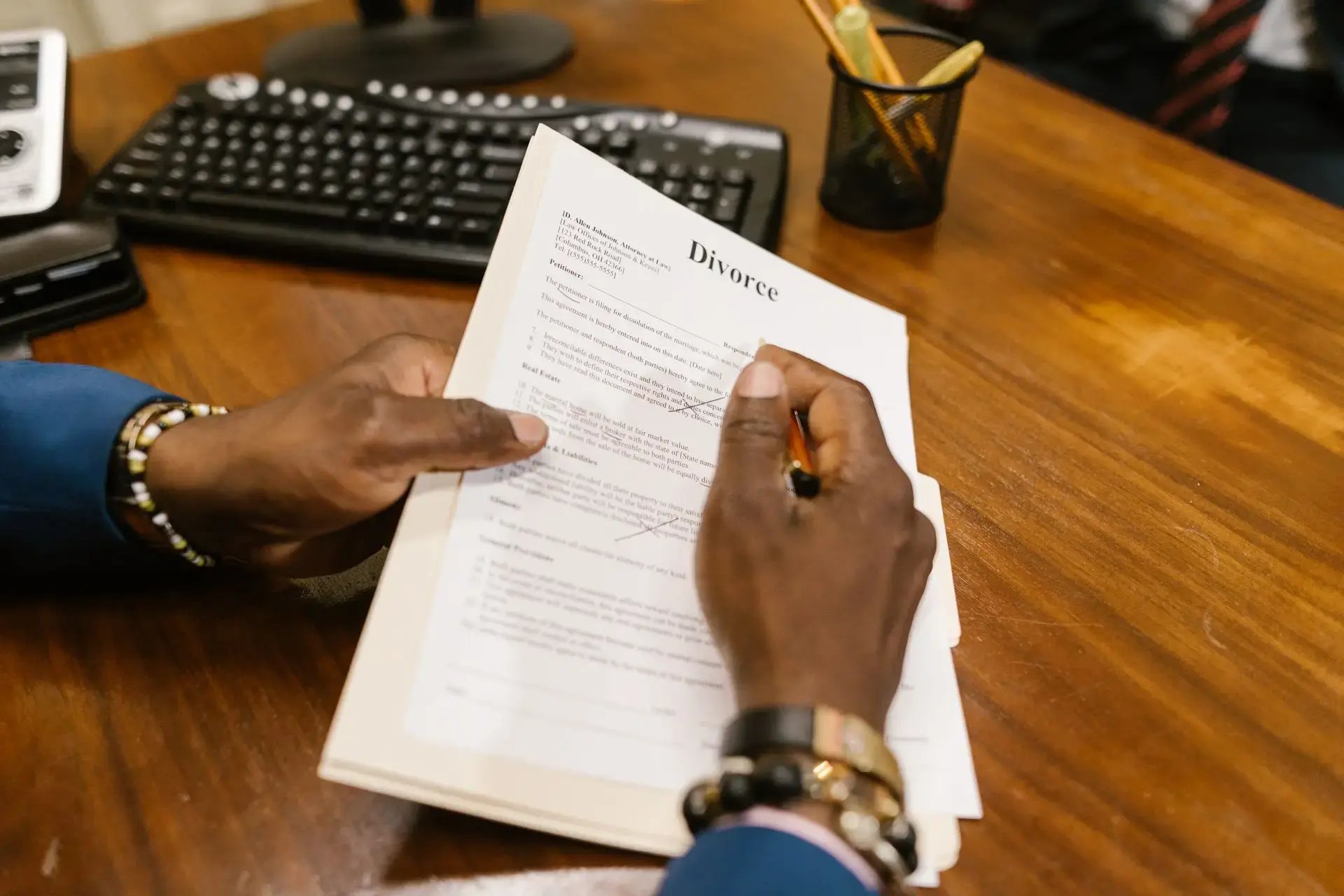 dossier de divorce